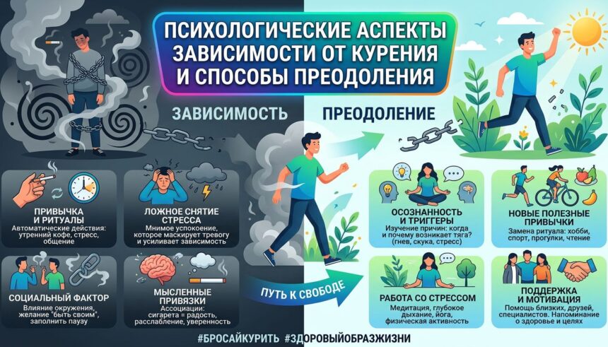 Психологические аспекты зависимости от курения и способы их преодоления